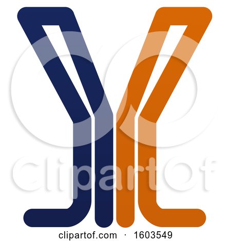 Clipart of a Letter Y Logo - Royalty Free Vector Illustration by Vector Tradition SM