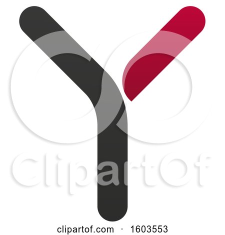Clipart of a Letter Y Logo - Royalty Free Vector Illustration by Vector Tradition SM
