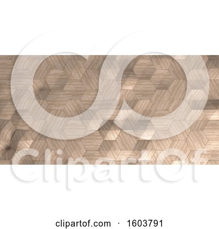 Clipart of a 3d Hexagonal Background - Royalty Free Illustration by KJ Pargeter