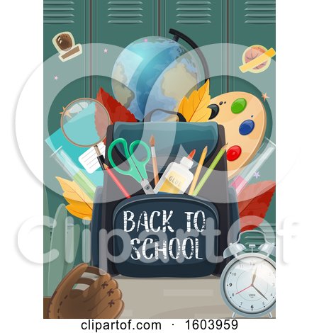 Clipart of a Back to School Design - Royalty Free Vector Illustration by Vector Tradition SM