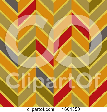 Clipart of a Seamless Chevron Background Pattern - Royalty Free Vector Illustration by BNP Design Studio