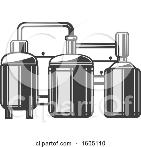 Clipart of a Beer Distiller - Royalty Free Vector Illustration by Vector Tradition SM