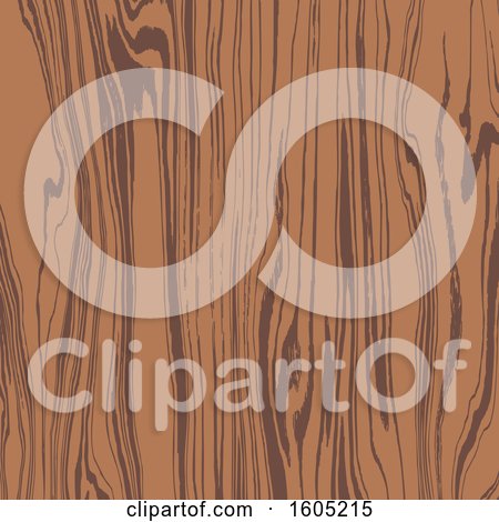 Clipart of a Wood Grain Texture Background - Royalty Free Vector Illustration by KJ Pargeter