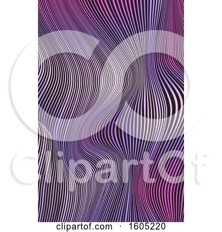 Clipart of a Warped Line Background - Royalty Free Vector Illustration by KJ Pargeter