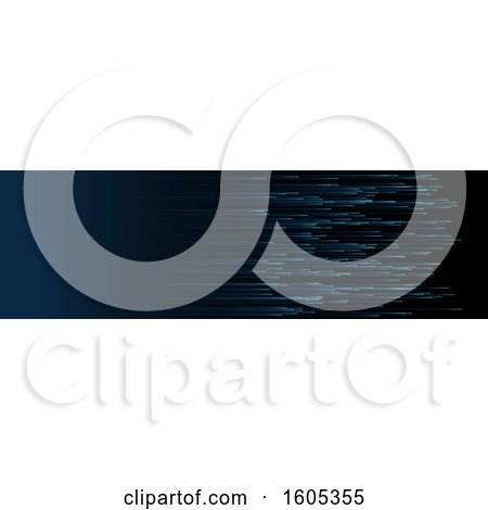 Clipart of a Techno Website Banner Design Element - Royalty Free Vector Illustration by KJ Pargeter