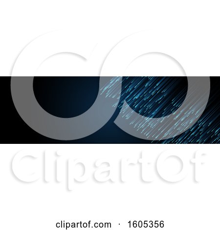 Clipart of a Techno Website Banner Design Element - Royalty Free Vector Illustration by KJ Pargeter