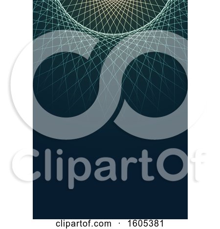Clipart of a Spirograph Styled Background - Royalty Free Vector Illustration by KJ Pargeter