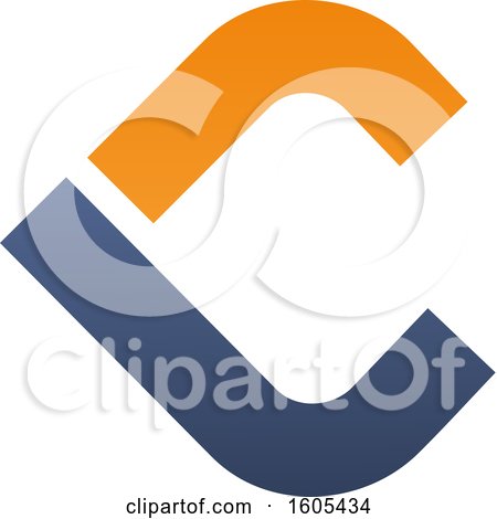 Clipart of a Letter C Logo - Royalty Free Vector Illustration by Vector Tradition SM