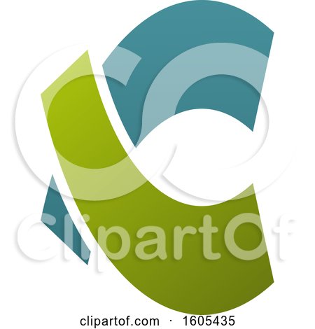 Clipart of a Letter C Logo - Royalty Free Vector Illustration by Vector Tradition SM