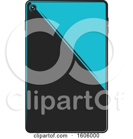 Clipart of a Tablet Computer - Royalty Free Vector Illustration by Vector Tradition SM
