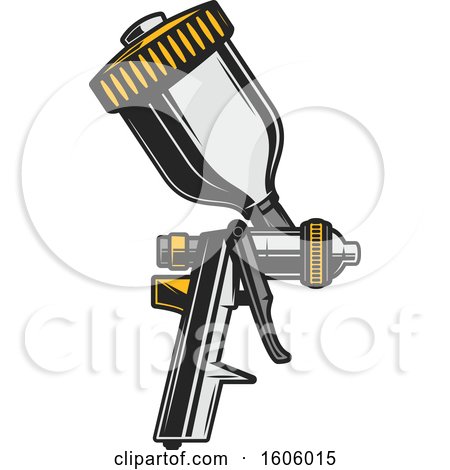 Clipart of a Car Paint Nozzle - Royalty Free Vector Illustration by Vector Tradition SM