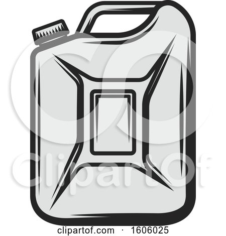 Clipart of an Oil Jug - Royalty Free Vector Illustration by Vector Tradition SM