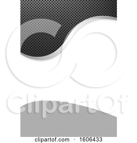 Clipart of a Background of Mesh and Waves - Royalty Free Vector Illustration by dero