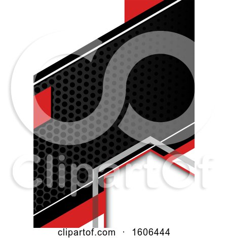 Clipart of a Perforated Metal Background - Royalty Free Vector Illustration by dero