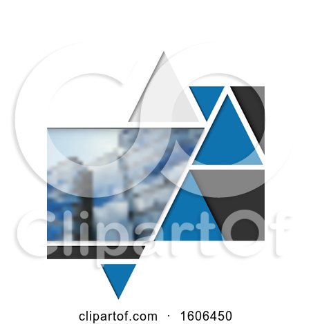 Clipart of a City Background - Royalty Free Vector Illustration by dero