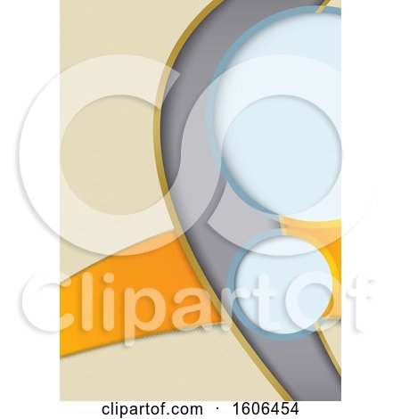 Clipart of a Background with Circles - Royalty Free Vector Illustration by dero