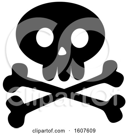 Pirate Party Themed Skull and Crossbones Clipart by BNP Design Studio