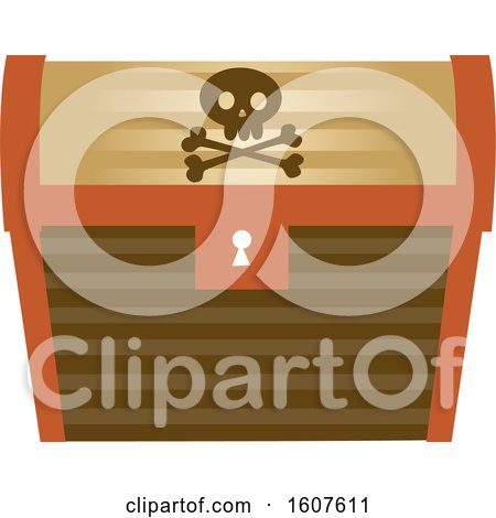 Pirate Party Themed Treasure Chest Clipart by BNP Design Studio