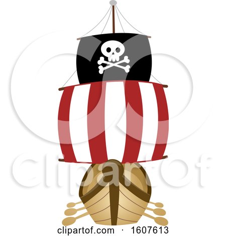 Pirate Party Themed Ship Clipart by BNP Design Studio