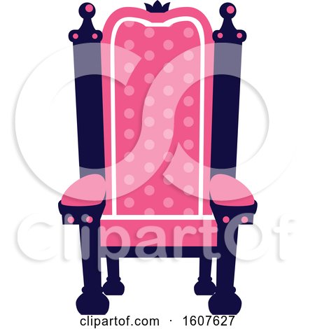 Female Pirate Party Themed Throne Clipart by BNP Design Studio