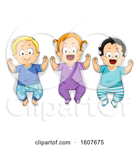 Kids Toddlers Pajama Illustration by BNP Design Studio