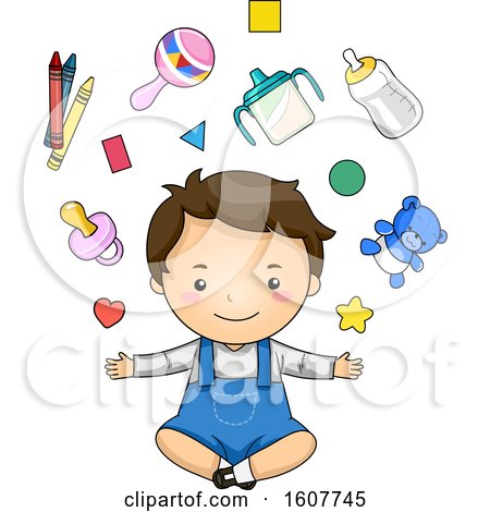 Kid Toddler Boy Elements Illustration by BNP Design Studio