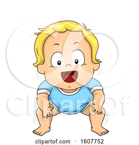 Kid Toddler Boy Pull Standing Position by BNP Design Studio