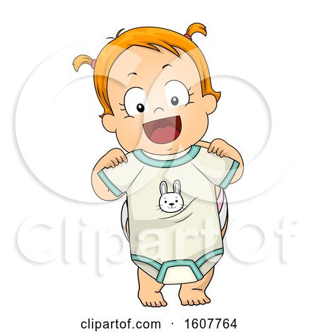 Kid Toddler Girl Pick Clothes Illustration by BNP Design Studio