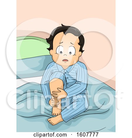 Kid Boy Toddler Growing Pain Illustration by BNP Design Studio