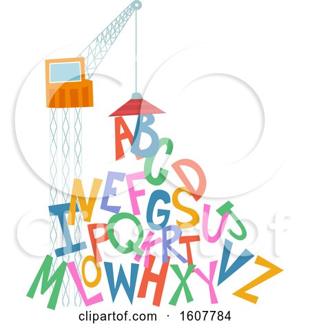 Crane Magnet Letters Illustration by BNP Design Studio