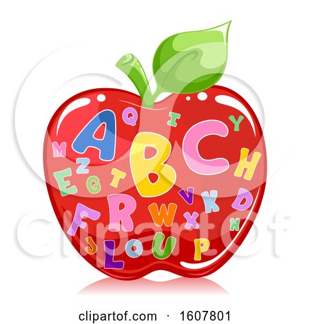 Apple Alphabet Illustration by BNP Design Studio