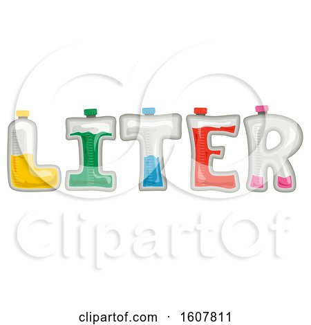 Liter Lettering Illustration by BNP Design Studio