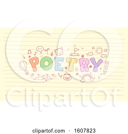 Poetry Lettering Doodles Illustration by BNP Design Studio