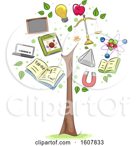 Physics Tree Elements Illustration by BNP Design Studio