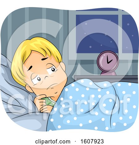 Kid Boy Insomnia Illustration by BNP Design Studio