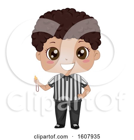 Kid Boy Referee Illustration by BNP Design Studio