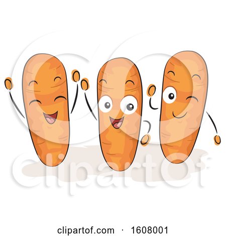 Mascot Baby Carrots Illustration by BNP Design Studio