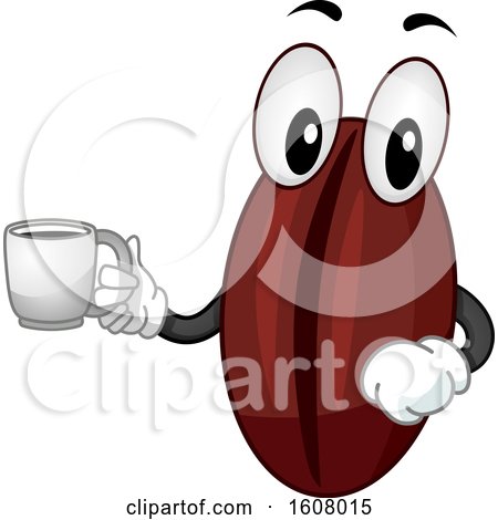 Mascot Coffee Bean Coffee Illustration by BNP Design Studio
