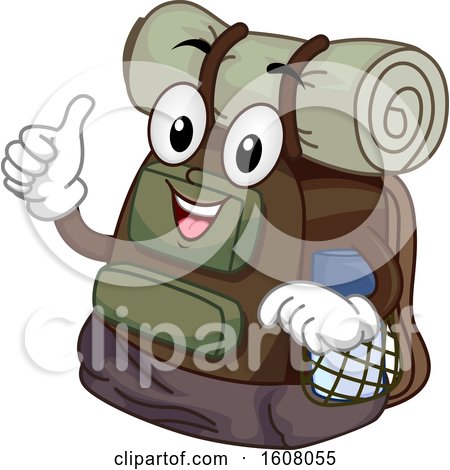 Mascot Camp Bag Illustration by BNP Design Studio