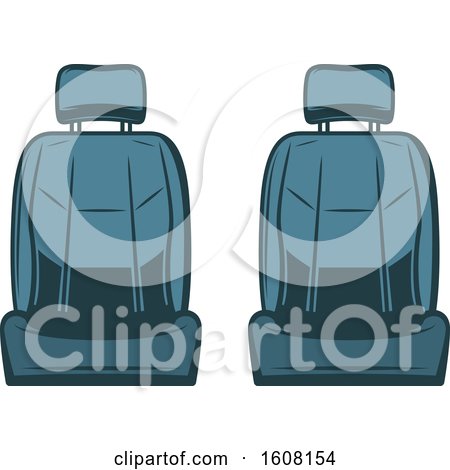 Clipart of Car Seats - Royalty Free Vector Illustration by Vector Tradition SM