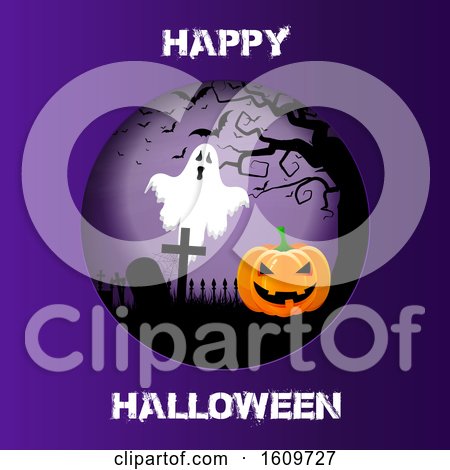 Halloween Background with Cutout Design by KJ Pargeter