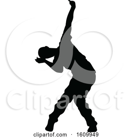 Street Dance Dancer Silhouettes by AtStockIllustration