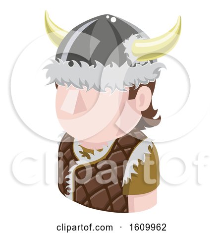 Viking Avatar People Icon by AtStockIllustration