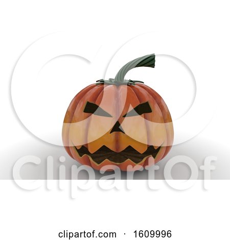 Stylised Jack-o-latern Pumpkin by KJ Pargeter