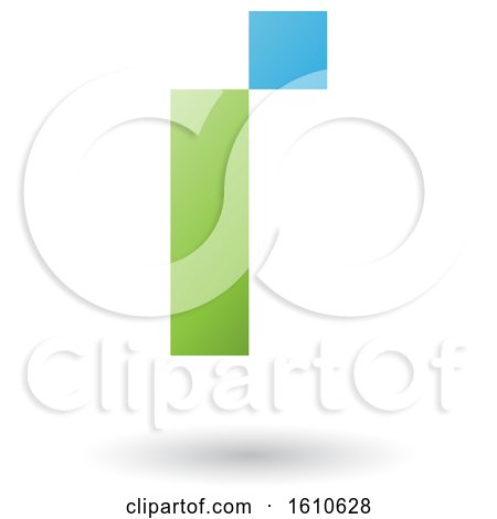 Clipart of a Letter I - Royalty Free Vector Illustration by cidepix