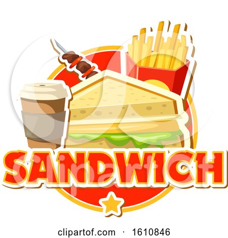 Clipart of a Fast Food - Royalty Free Vector Illustration by Vector Tradition SM