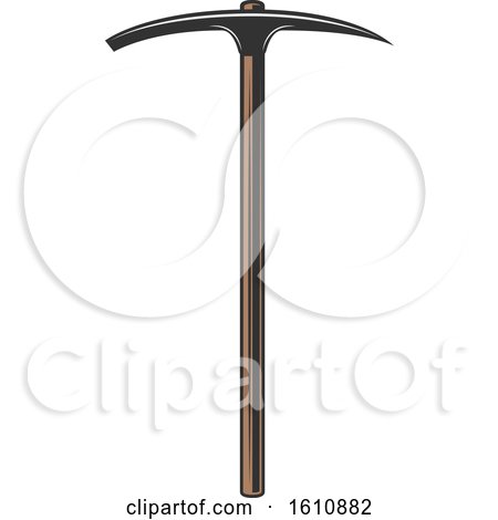 Clipart of a Pick Axe - Royalty Free Vector Illustration by Vector Tradition SM