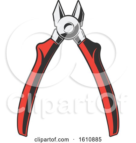 Clipart of Pliers - Royalty Free Vector Illustration by Vector Tradition SM