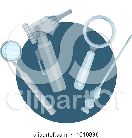 Clipart of a Medical Tool Design - Royalty Free Vector Illustration by Vector Tradition SM