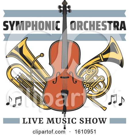 Clipart of a Music Design - Royalty Free Vector Illustration by Vector Tradition SM